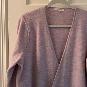 Lavender Sweater Jacket Madewell